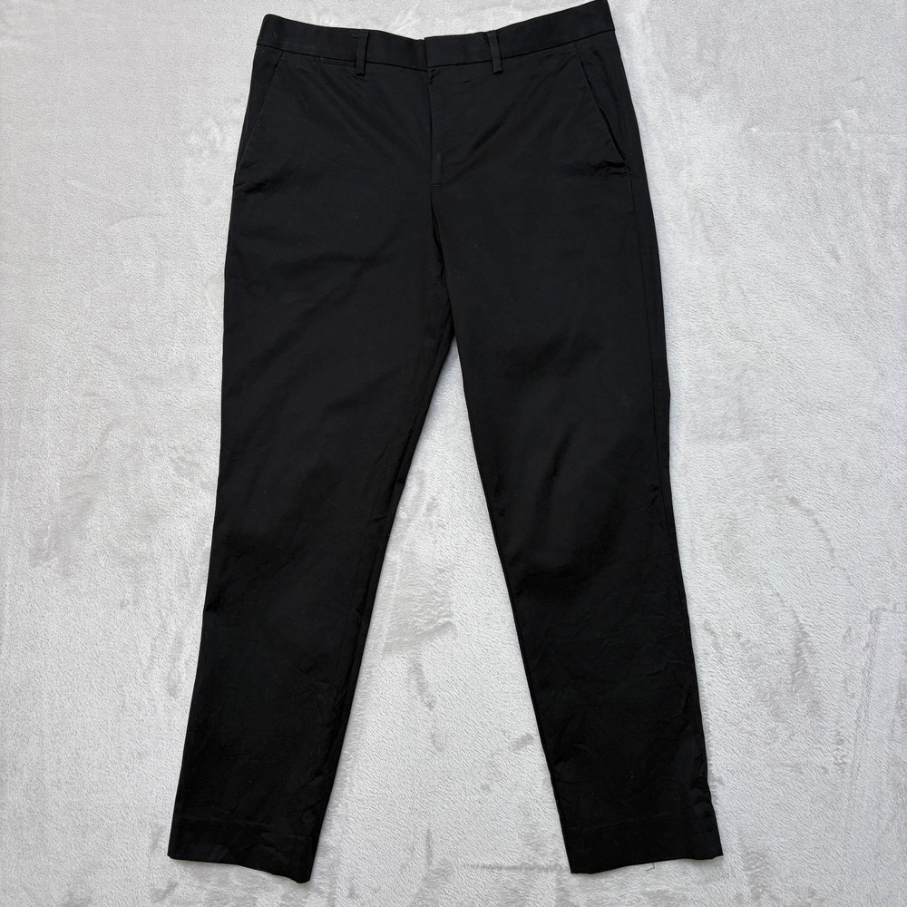 Express Photographer Cotton Stretch Chino Black 30 inseam measures 29" slim